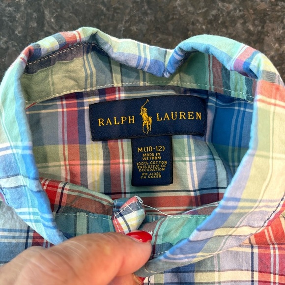 BOYS RALPH LAUREN BUTTON DOWN SHIRT .. - Picture 2 of 3